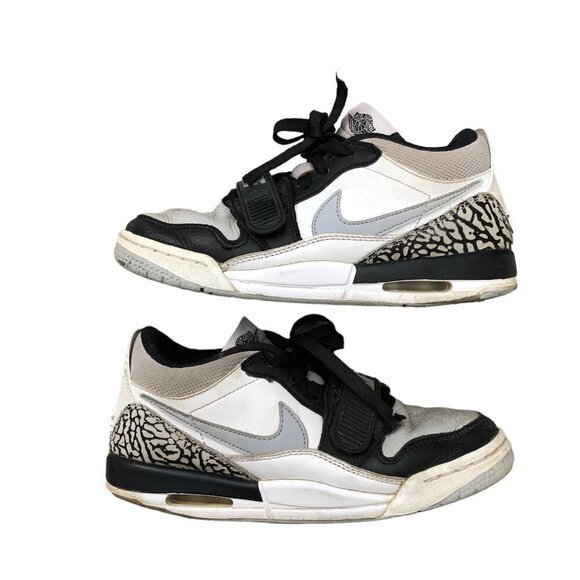 2021 Nike Air Jordan 1 Legacy 312 Low White Black Grey Size 4 - Picture 4 of 10